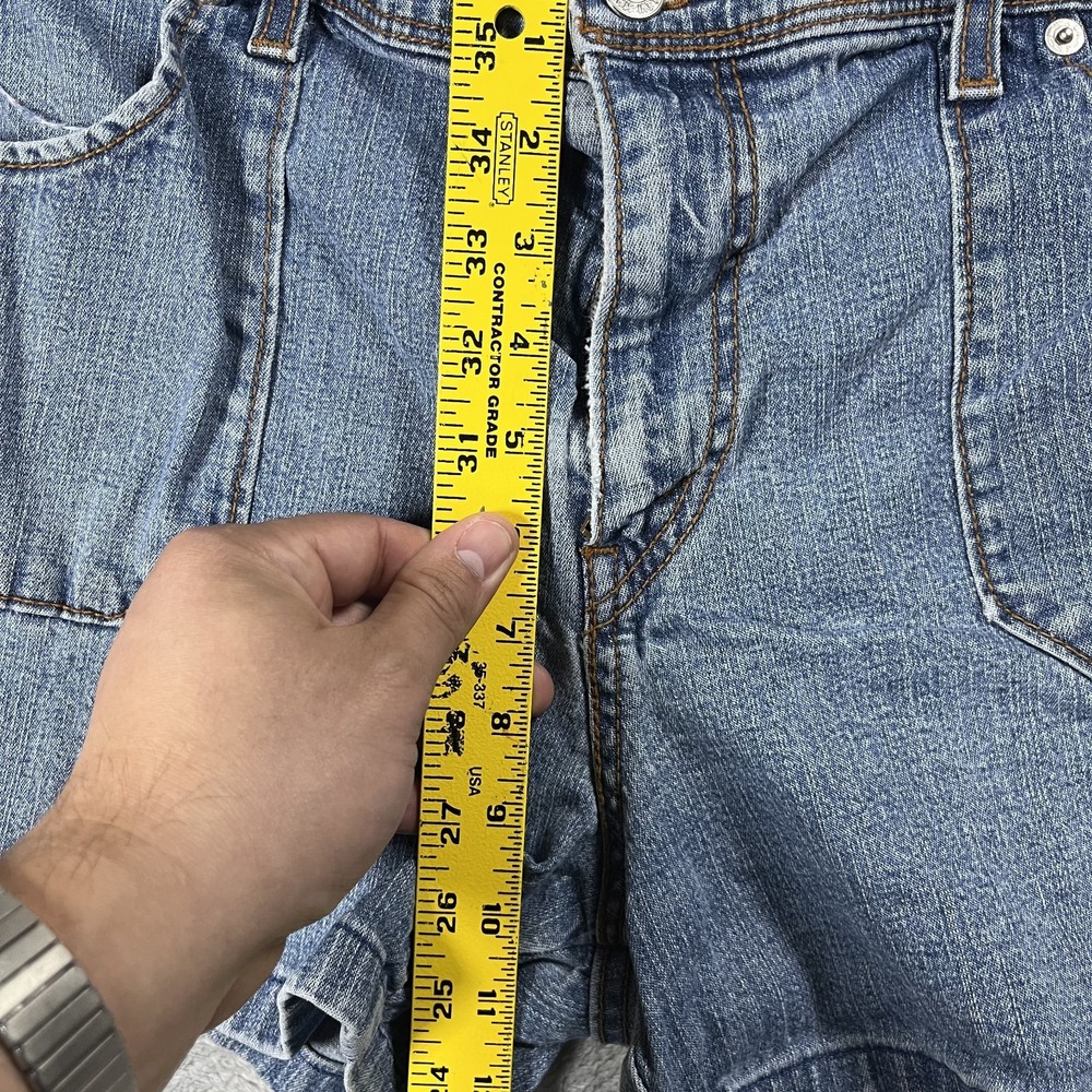 Vintage Levis 550 Relaxed Short RedTab Y2K 2000's Denim Blue Jean Shorts Size 12 - Picture 4 of 11